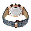 Thumbnail Image 2 of Men's JBW Saxon 1/6 CT. T.W. Diamond 18K Rose Gold Plate Strap Watch with Black Dial (JB-6101L-10C)
