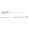 Thumbnail Image 3 of 1/15 CT. T.W. Diamond Heart Outline Anklet in Sterling Silver - 10"