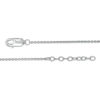 Thumbnail Image 2 of 1/15 CT. T.W. Diamond Heart Outline Anklet in Sterling Silver - 10"