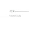 Thumbnail Image 3 of 1/20 CT. T.W. Diamond &quot;Love&quot; with Hearts Station Anklet in Sterling Silver and 10K Rose Gold Plate - 10&quot;