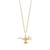 Thumbnail Image 1 of Enchanted Disney Jasmine Diamond Accent Filigree Lamp Pendant in 10K Gold - 19"