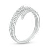 Thumbnail Image 3 of 1/3 CT. T.W. Diamond Multi-Row Wrap Ring in Sterling Silver
