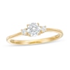 Thumbnail Image 0 of 1/2 CT. T.W. Diamond Three Stone Engagement Ring in 14K Gold