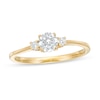Thumbnail Image 1 of 1/2 CT. T.W. Diamond Three Stone Engagement Ring in 14K Gold
