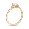 Thumbnail Image 3 of 1/2 CT. T.W. Diamond Three Stone Engagement Ring in 14K Gold