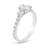 Thumbnail Image 3 of 1-1/6 CT. T.W. Diamond Three Stone Engagement Ring in 14K White Gold