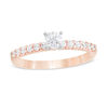 Thumbnail Image 0 of 1/2 CT. T.W. Diamond Engagement Ring in 14K Rose Gold