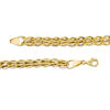 Thumbnail Image 2 of Made in Italy 8.5mm Diamond-Cut "V" and Oval Link Chain Bracelet in 14K Gold - 7.5"