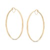 Thumbnail Image 1 of Made in Italy 60.0mm Tube Hoop Earrings in 10K Gold