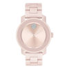 Thumbnail Image 1 of Ladies' Movado Bold®Crystal Accent Rose-Tone Ceramic Watch (Model: 3600536)