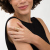 Thumbnail Image 2 of Made in Italy 20.0mm Diamond-Cut Filigree Ring in 14K Gold - Size 7