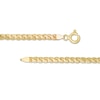 Thumbnail Image 3 of Made in Italy Graduated Wheat Chain Necklace in 14K Gold - 17.5"