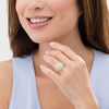 Thumbnail Image 1 of 3 CT. T.W. Composite Diamond Frame Three Piece Bridal Set in 14K Gold