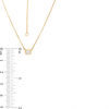 Thumbnail Image 3 of 1/5 CT. Emerald-Cut Diamond Solitaire Vintage-Style Necklace in 10K Gold