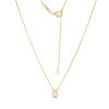 Thumbnail Image 1 of 1/5 CT. Pear-Shaped Diamond Solitaire Vintage-Style Necklace in 10K Gold
