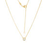 Thumbnail Image 1 of 1/5 CT. Diamond Solitaire Vintage-Style Necklace in 10K Gold