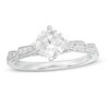 Thumbnail Image 1 of 1-1/4 CT. T.W. Certified Diamond Bow Shank Engagement Ring in 14K White Gold (I/SI2)