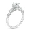Thumbnail Image 3 of 1-1/4 CT. T.W. Certified Diamond Bow Shank Engagement Ring in 14K White Gold (I/SI2)