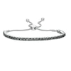 Thumbnail Image 1 of 2 CT. T.W. Black Diamond Tennis Bolo Bracelet in Sterling Silver - 9.5"