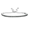 Thumbnail Image 0 of 2 CT. T.W. Black Diamond Tennis Bolo Bracelet in Sterling Silver - 9.5"