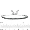 Thumbnail Image 2 of 2 CT. T.W. Black Diamond Tennis Bolo Bracelet in Sterling Silver - 9.5"