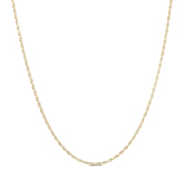 1.5mm Diamond-Cut Glitter Rope Chain Necklace in 10K Gold - 18&quot;