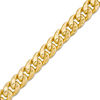 Thumbnail Image 0 of Made in Italy Men's 11.3mm Cuban Curb Chain Bracelet in Hollow 10K Gold - 9"