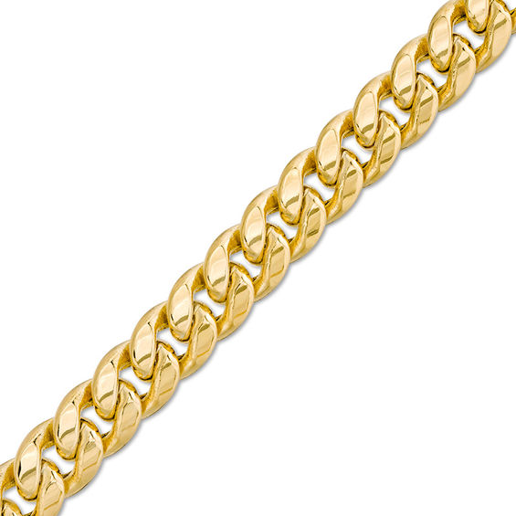 10K Hollow Gold Curb Chain Made in Italy - 20