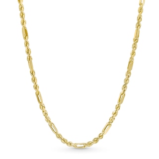 2.35mm Milano Chain Necklace in Hollow 10K Gold - 20"