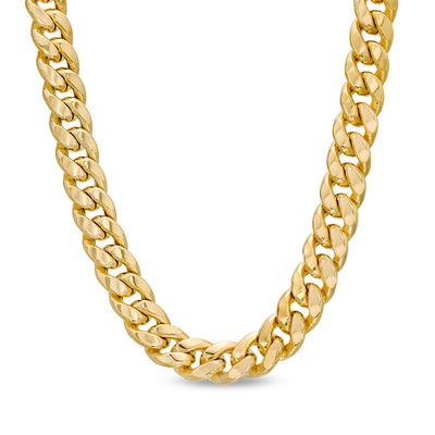 Men's 3.5mm Cuban Curb Chain Necklace in 10K Gold - 22" | Zales