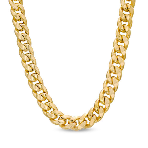 Zales Men's 7.6mm Curb Chain Necklace