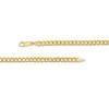 Thumbnail Image 3 of Men's 115 Gauge Curb Chain Necklace in 10K Gold - 22"
