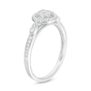 Thumbnail Image 2 of 1/4 CT. T.W. Composite Diamond Frame Promise Ring in 10K White Gold