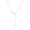 Thumbnail Image 2 of Vera Wang Love Collection 1/8 CT. T.W. Diamond Abstract Star Pendant in Sterling Silver - 19"