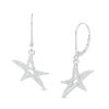 Thumbnail Image 0 of Vera Wang Love Collection 1/3 CT .T.W. Diamond Abstract Star Drop Earrings in Sterling Silver