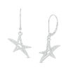 Thumbnail Image 1 of Vera Wang Love Collection 1/3 CT .T.W. Diamond Abstract Star Drop Earrings in Sterling Silver