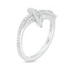 Thumbnail Image 2 of Vera Wang Love Collection 1/5 CT .T.W. Diamond Abstract Star Ring in Sterling Silver