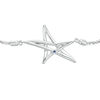 Thumbnail Image 2 of Vera Wang Love Collection 1/4 CT .T.W. Diamond Abstract Star Bolo Bracelet in Sterling Silver - 8.75"