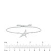 Thumbnail Image 3 of Vera Wang Love Collection 1/4 CT .T.W. Diamond Abstract Star Bolo Bracelet in Sterling Silver - 8.75"