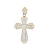 Thumbnail Image 1 of 5/8 CT. T.W. Diamond Gothic-Style Cross Charm in 10K Gold