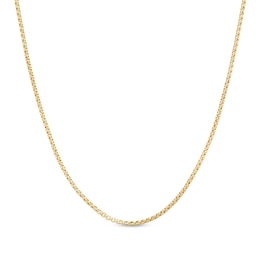 1.5mm Diamond-Cut Round Box Chain Necklace in 10K Gold - 18&quot;