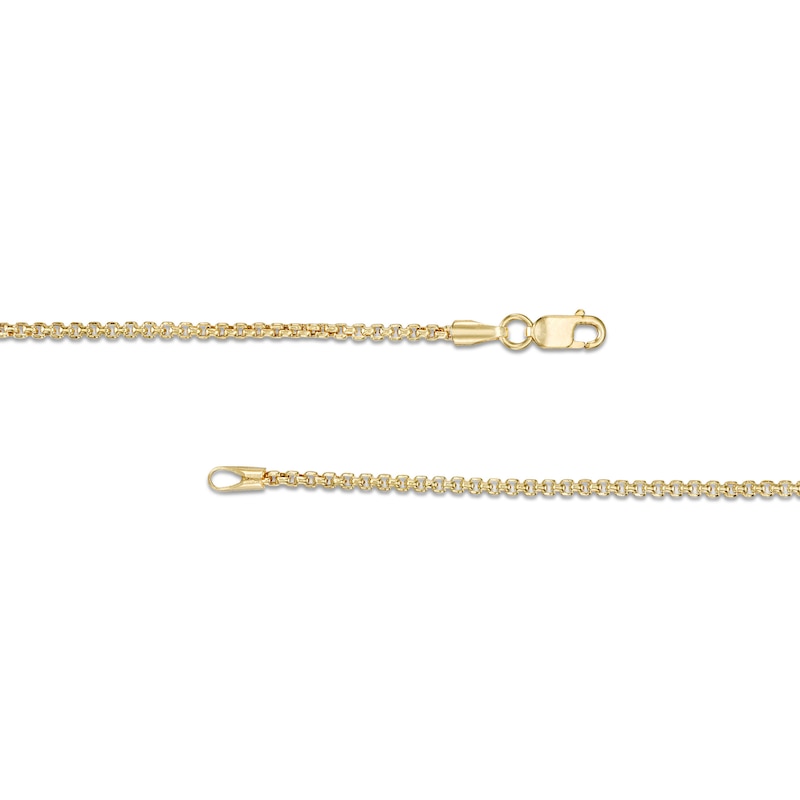 1.5mm Diamond-Cut Round Box Chain Necklace in 10K Gold - 18"