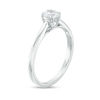 3/8 CT. Diamond Solitaire Engagement Ring in 14K White Gold (I/I2)