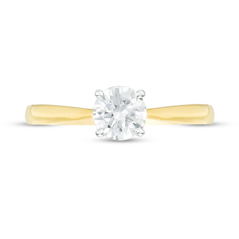 5/8 CT. Diamond Solitaire Engagement Ring in 14K Gold (I/I2)
