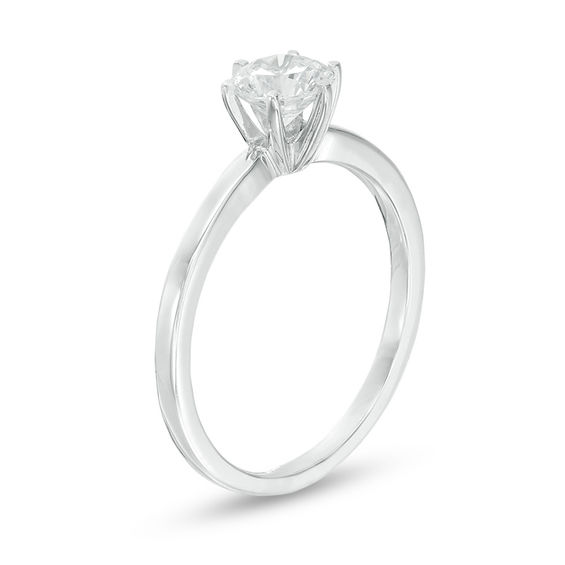 CT. Diamond Solitaire Engagement Ring in 14K Gold (I/I2