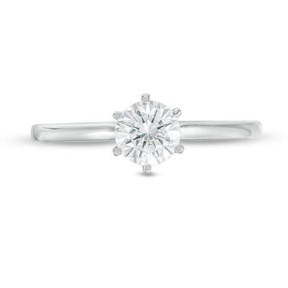 CT. Diamond Solitaire Engagement Ring in 14K Gold (I/I2
