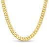 Thumbnail Image 1 of Men's 9.5mm Curb Chain Necklace in Stainless Steel with Yellow Ion-Plate - 24"