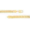 Thumbnail Image 3 of Men's 9.5mm Curb Chain Necklace in Stainless Steel with Yellow Ion-Plate - 24"