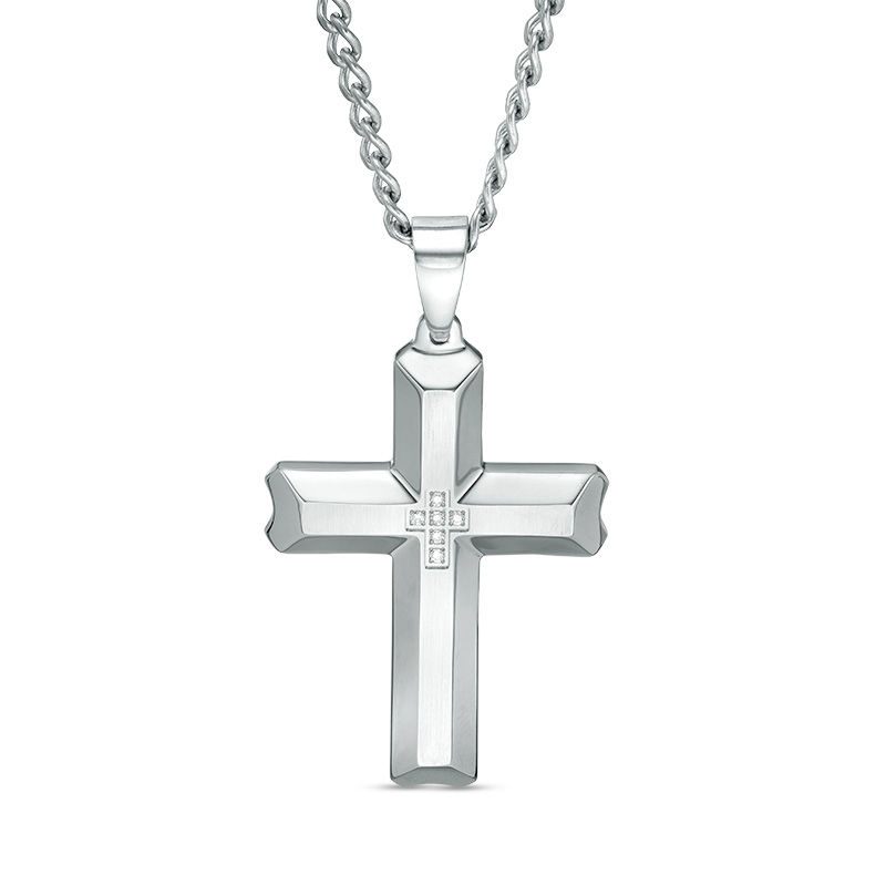 SANNIDHI 2Pcs Cross Necklaces Set Layered Chain Cross Pendant Necklace for  Men Women Boys Girls, Classic Electroplated Titanium Steel Necklaces with  Flannel Bag Jewelry Gifts (Silver) - Eleboat at Rs 530.00, Gurugram |