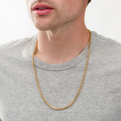Men's 3.2mm Franco Snake Chain Necklace 